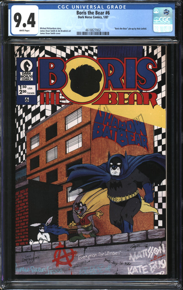 Boris The Bear (1986) #6 CGC 9.4 NM
