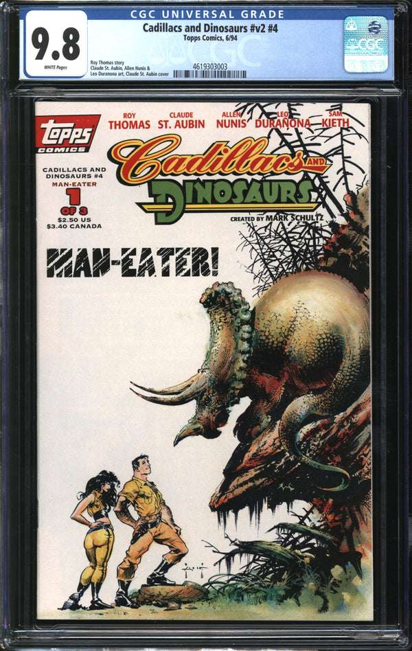 Cadillacs And Dinosaurs (1994) #4 CGC 9.8 NM/MT