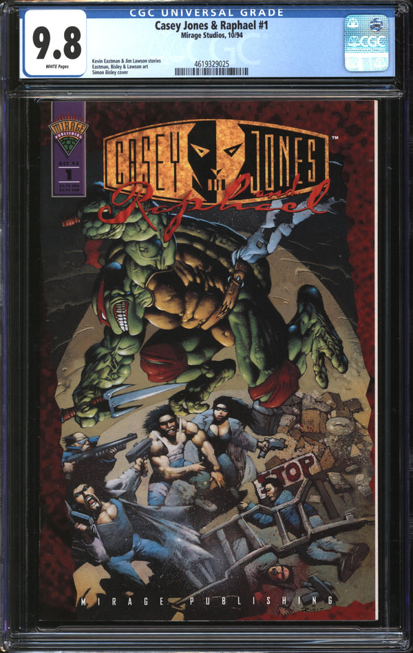 Casey Jones & Raphael (1994) #1 CGC 9.8 NM/MT