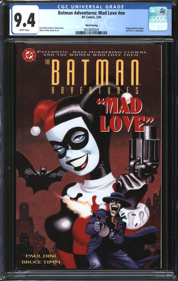 Batman Adventures: Mad Love (1994) #1 Third Printing CGC 9.4 NM