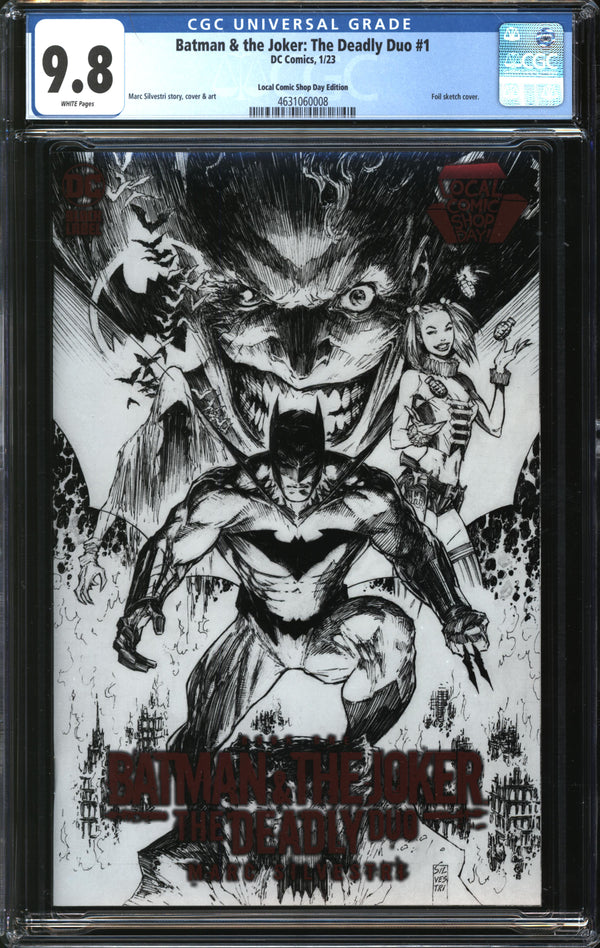Batman & The Joker: The Deadly Duo (2023) #1 Local Comic Shop Day Edition CGC 9.8 NM/MT