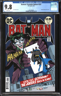 Batman: Facsimile Edition (2019) #251 CGC 9.8 NM/MT