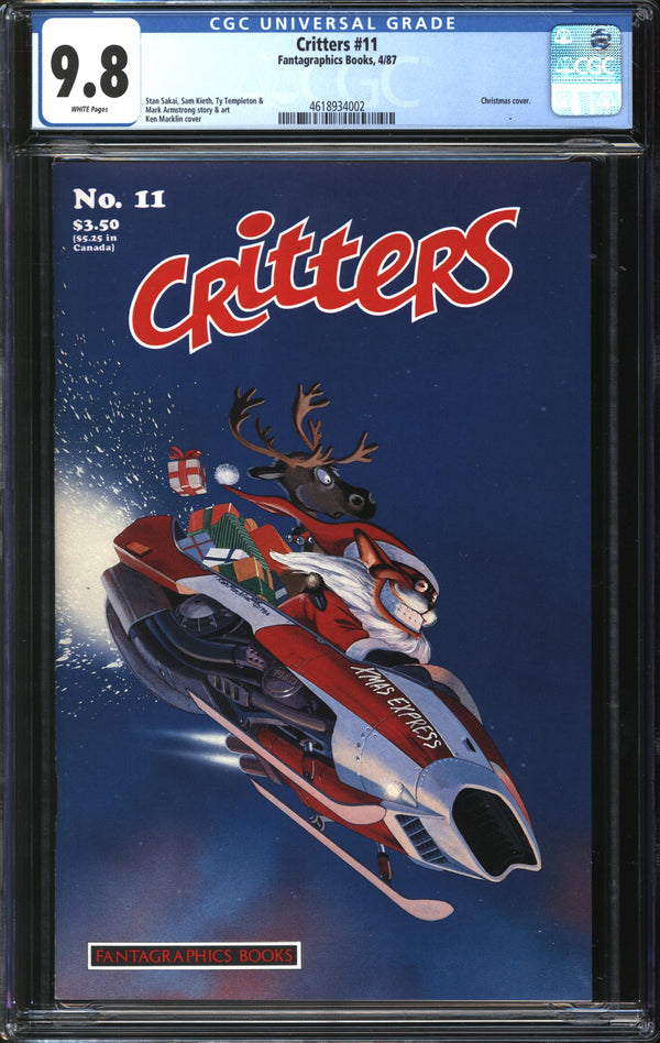 Critters (1986) #11 CGC 9.8 NM/MT