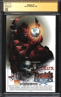 Darkness (1996) #1 CGC x JSA Signature Series 9.4 NM Signed Garth Ennis & Marc Silvestri