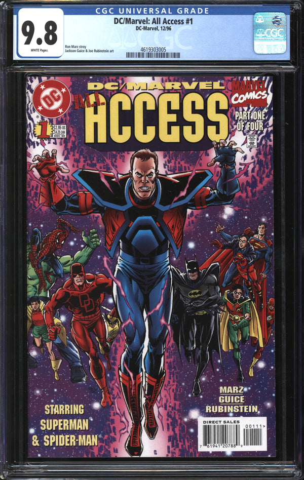 DC/Marvel: All Access (1996) #1 CGC 9.8 NM/MT