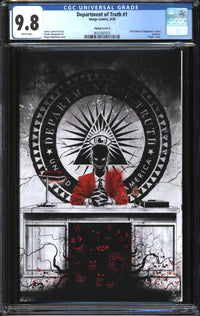 Department Of Truth (2020) # 1 Variant Cover V CGC 9.8 NM/MT