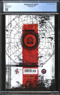 Department Of Truth (2020) # 1 Variant Cover V CGC 9.8 NM/MT