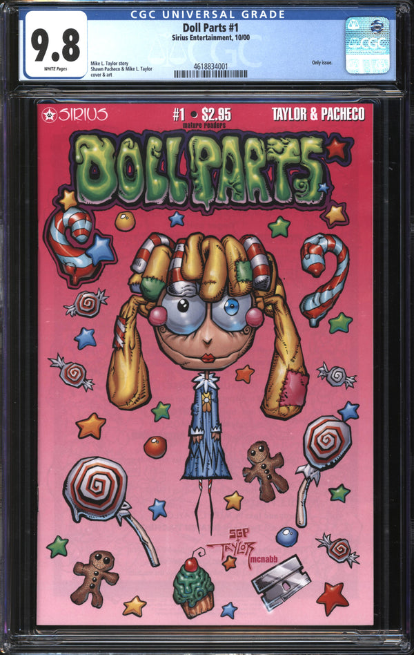 Doll Parts (2000) #1 CGC 9.8 NM/MT