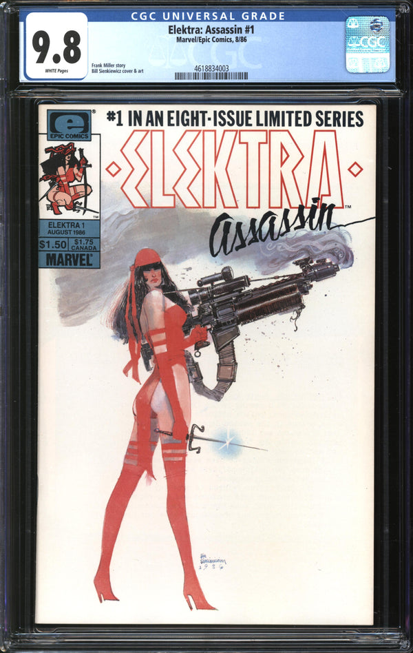 Elektra: Assassin (1986) #1 CGC 9.8 NM/MT