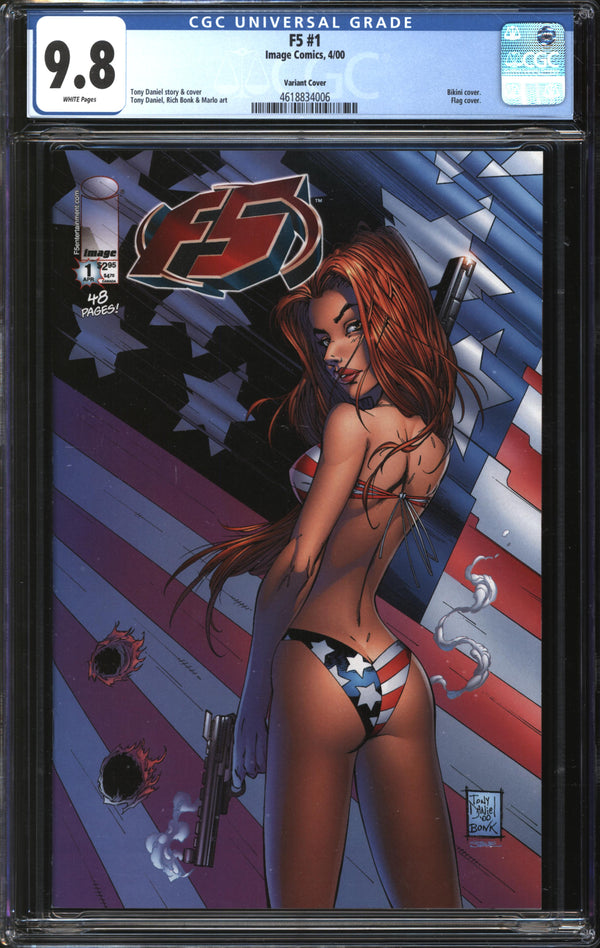 F5 (2000) #1 Variant Cover CGC 9.8 NM/MT