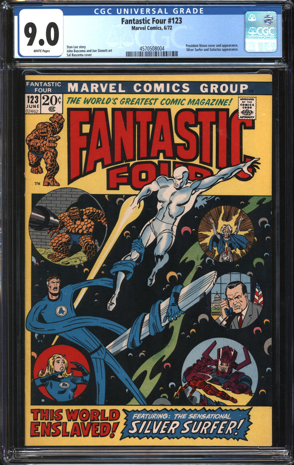 Fantastic Four (1961) #123 CGC 9.0 VF/NM