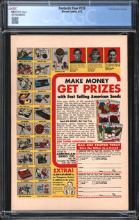 Fantastic Four (1961) #123 CGC 9.0 VF/NM