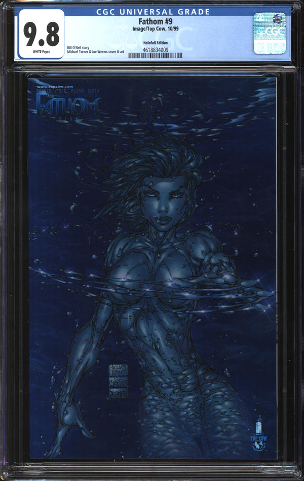 Fathom (1998) #9 Holofoil Edition CGC 9.8 NM/MT