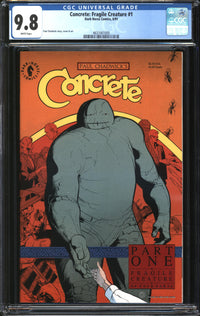 Concrete: Fragile Creature (1991) #1 CGC 9.8 NM/MT