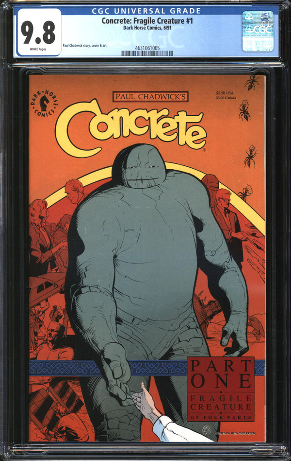 Concrete: Fragile Creature (1991) #1 CGC 9.8 NM/MT