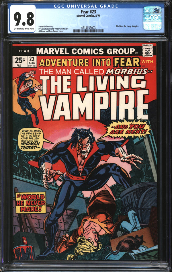 Fear (1970) #23 CGC 9.8 NM/MT