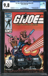 G.I. Joe, A Real American Hero (1982) # 51 CGC 9.8 NM/MT