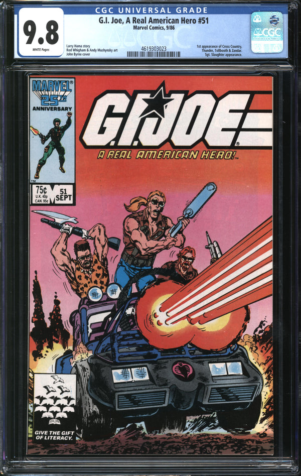 G.I. Joe, A Real American Hero (1982) # 51 CGC 9.8 NM/MT