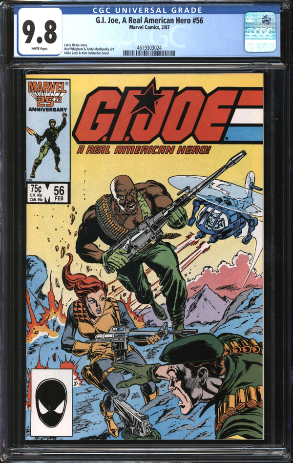 G.I. Joe, A Real American Hero (1982) # 56 CGC 9.8 NM/MT