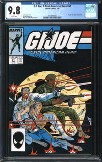 G.I. Joe, A Real American Hero (1982) # 61 CGC 9.8 NM/MT