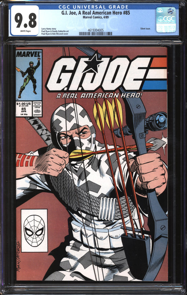 G.I. Joe, A Real American Hero (1982) # 85 CGC 9.8 NM/MT