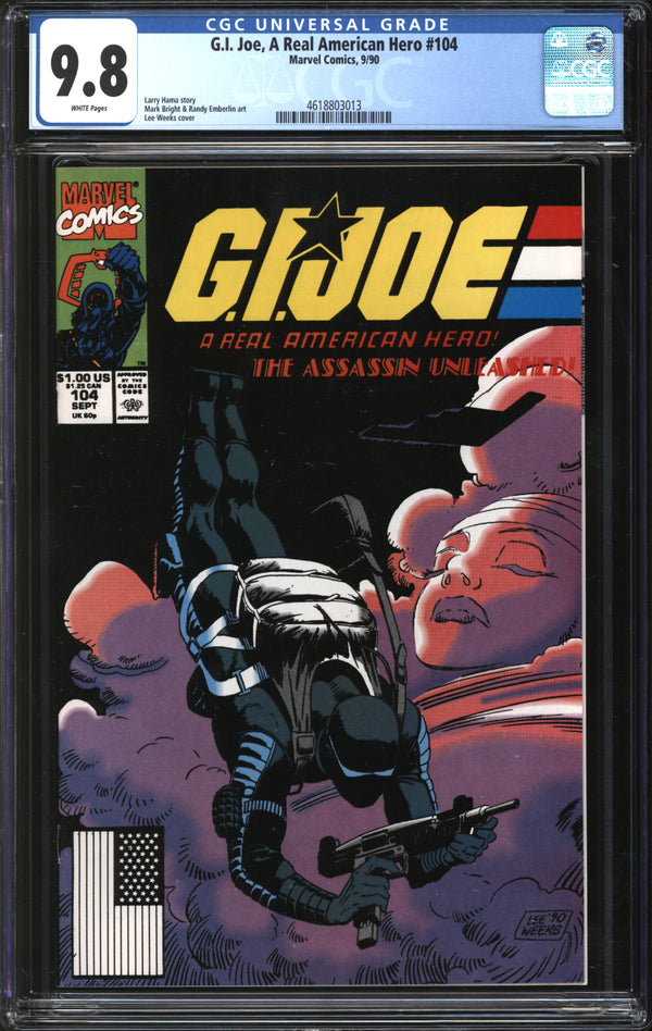 G.I. Joe, A Real American Hero (1982) #104 CGC 9.8 NM/MT