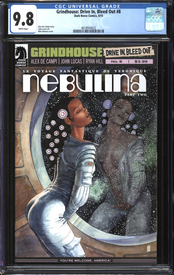 Grindhouse: Drive In, Bleed Out (2015) #8 CGC 9.8 NM/MT