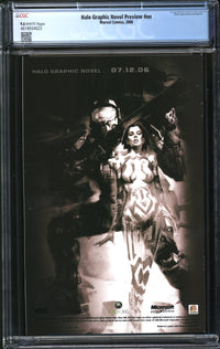 Halo Graphic Novel Preview (2006) #1 CGC 9.6 NM+