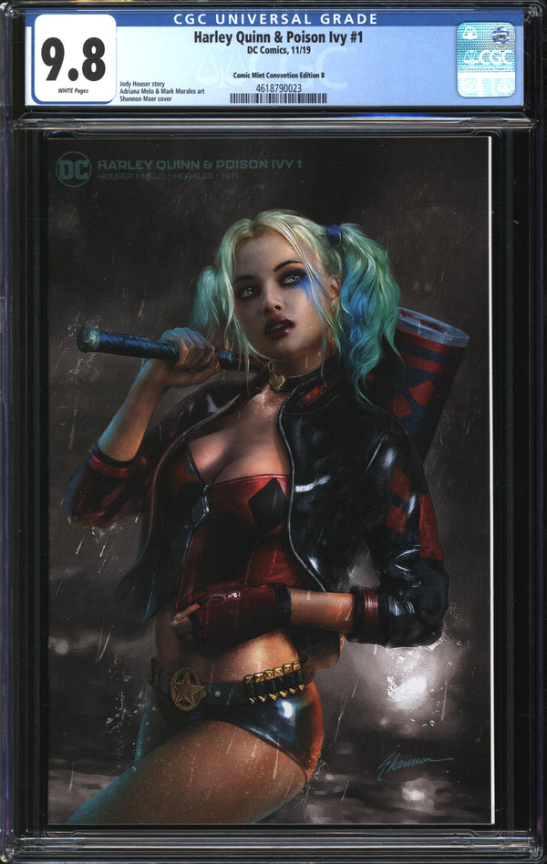 Harley Quinn & Poison Ivy (2019) #1 Shannon Maer Comic Mint Convention Edition B CGC 9.8 NM/MT