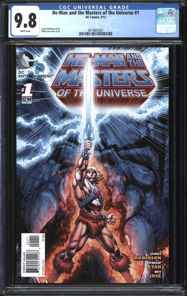 He-Man And The Masters Of The Universe (2012) #1 CGC 9.8 NM/MT