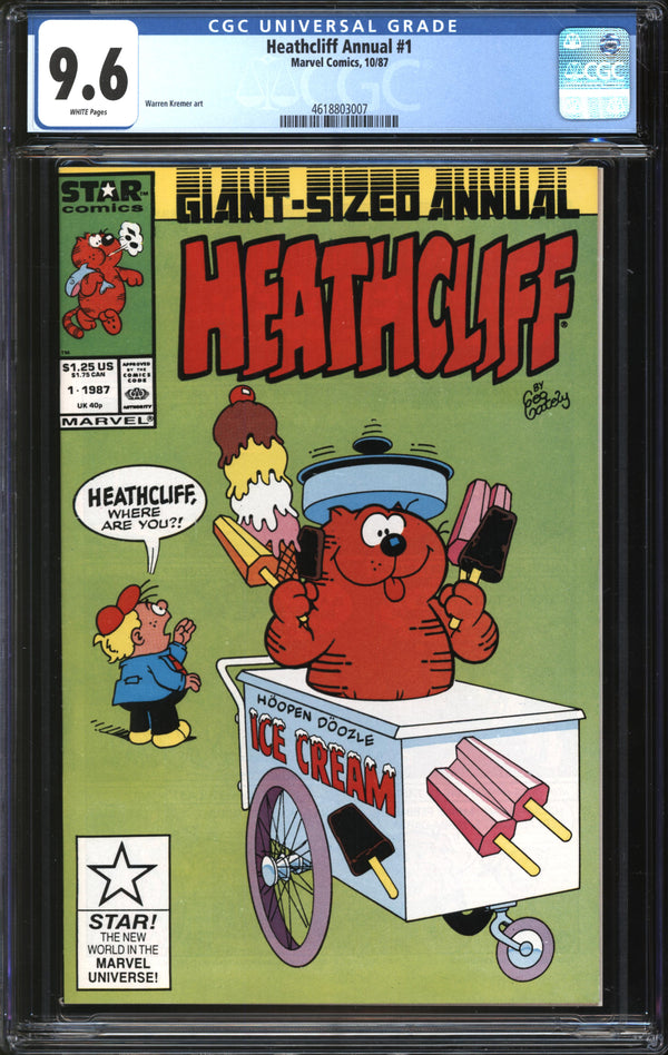 Heathcliff Annual (1987) #1 CGC 9.6 NM+