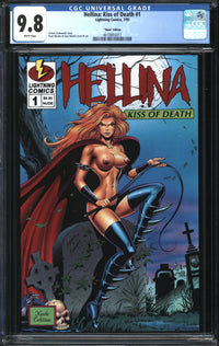 Hellina: Kiss Of Death (1995) #1 Nude Edition CGC 9.8 NM/MT