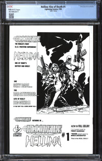 Hellina: Kiss Of Death (1995) #1 Nude Edition CGC 9.8 NM/MT