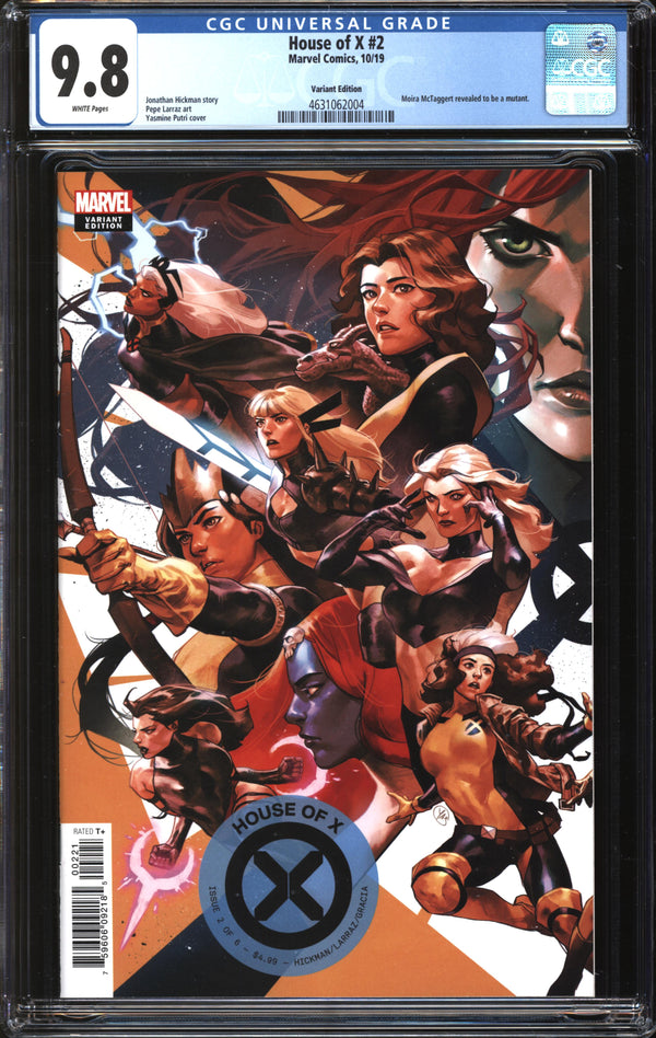 House Of X (2019) #2 Yasmine Putri Variant CGC 9.8 NM/MT