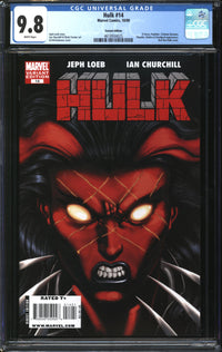 Hulk (2008) #14 Ed McGuinness Variant CGC 9.8 NM/MT