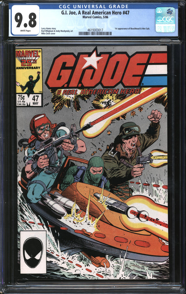 G.I. Joe, A Real American Hero (1982) # 47 CGC 9.8 NM/MT