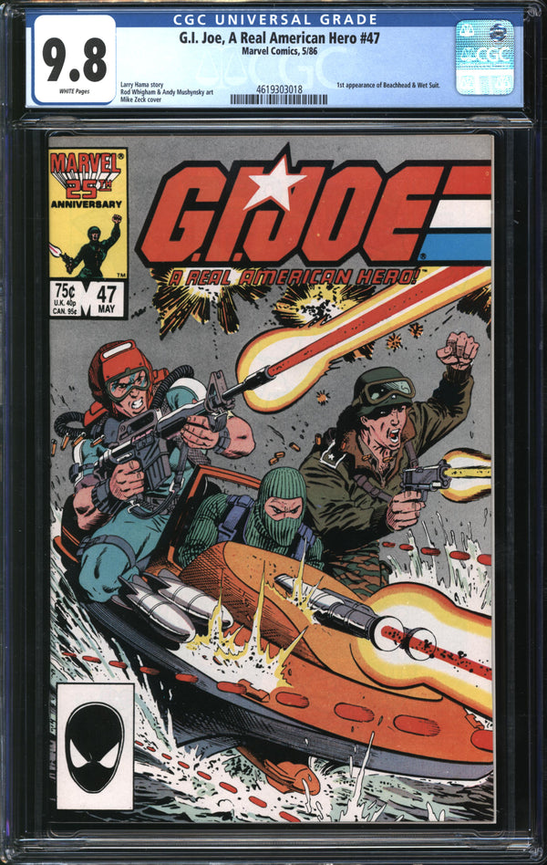 G.I. Joe, A Real American Hero (1982) # 47 CGC 9.8 NM/MT
