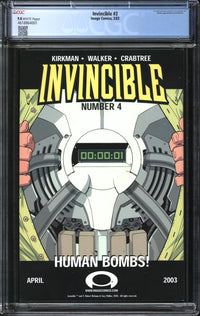 Invincible (2003) #  3 CGC 9.8 NM/MT