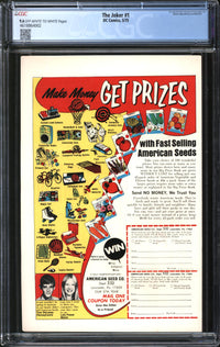 Joker (1975) #1 CGC 9.6 NM+