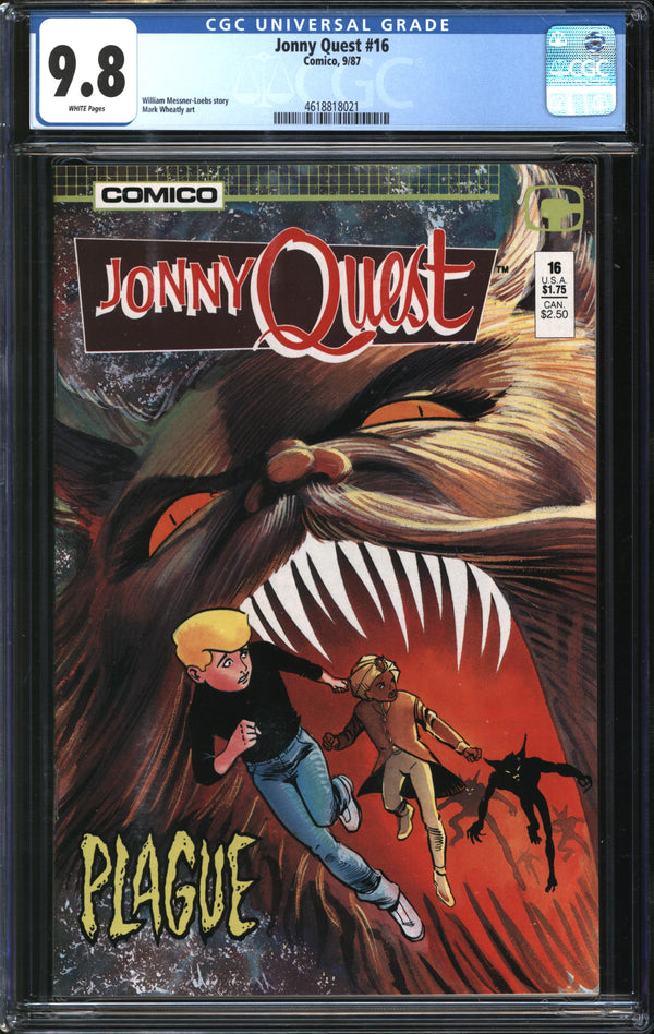 Jonny Quest (1986) #16 CGC 9.8 NM/MT