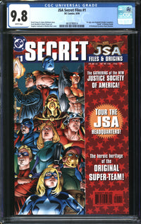 JSA Secret Files (1999) #1 CGC 9.8 NM/MT