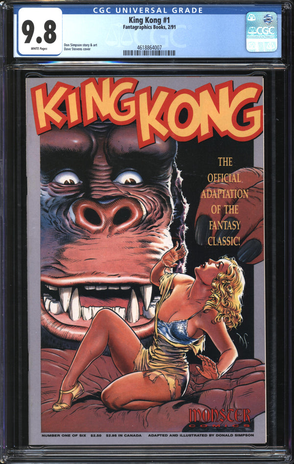 King Kong (1991) #1 CGC 9.8 NM/MT