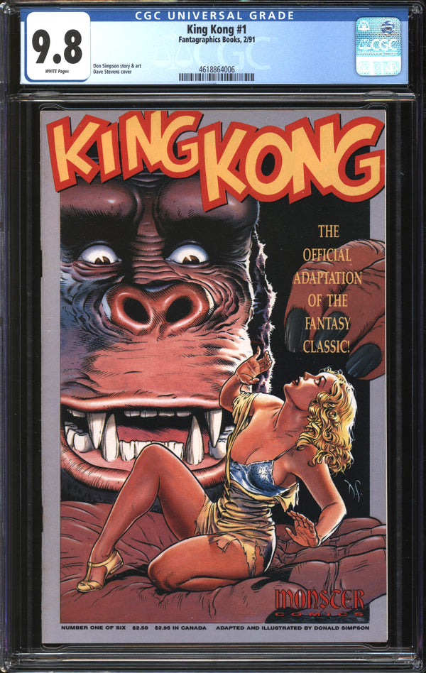 King Kong (1991) #1 CGC 9.8 NM/MT
