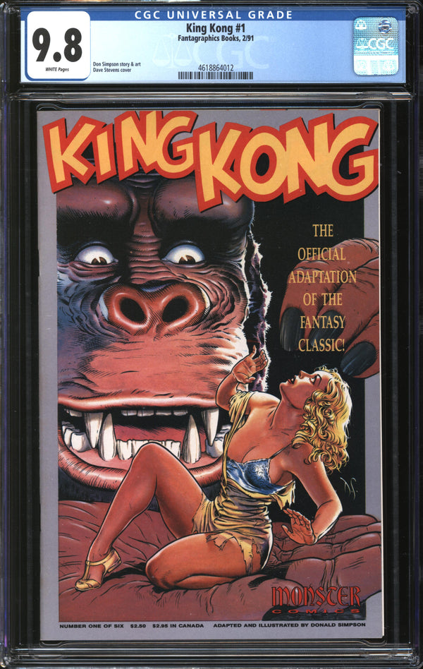 King Kong (1991) #1 CGC 9.8 NM/MT