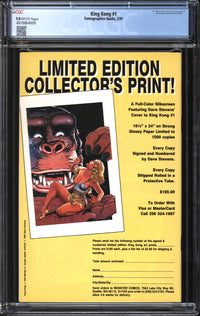 King Kong (1991) #1 CGC 9.8 NM/MT