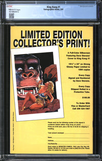 King Kong (1991) #1 CGC 9.8 NM/MT