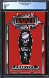 Lady Death: Fantasies (2019) #1 Death Wars Edition CGC 9.8 NM/MT