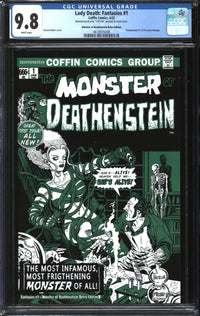 Lady Death: Fantasies (2022) #1 Monster Of Deathenstein Retro Edition CGC 9.8 NM/MT