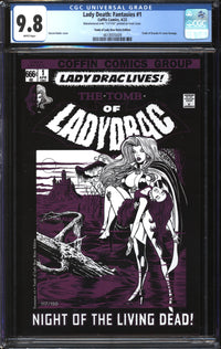 Lady Death: Fantasies (2022) #1 Tomb Of Lady Drac Retro Edition CGC 9.8 NM/MT