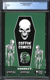 Lady Death: Fantasies (2022) #1 Monster Of Deathenstein Retro Edition CGC 9.8 NM/MT